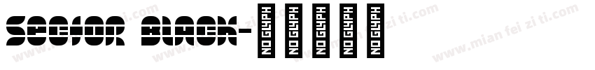 Sector Black字体转换